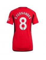 Manchester United Bruno Fernandes #8 Kotipaita Naisten 2023-24 Lyhythihainen